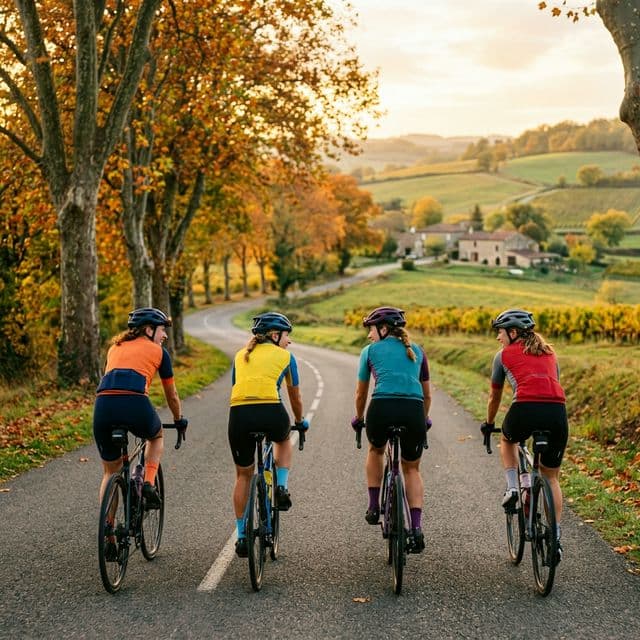L'équipe Velo60 lors d'une sortie vélo dans l'Oise