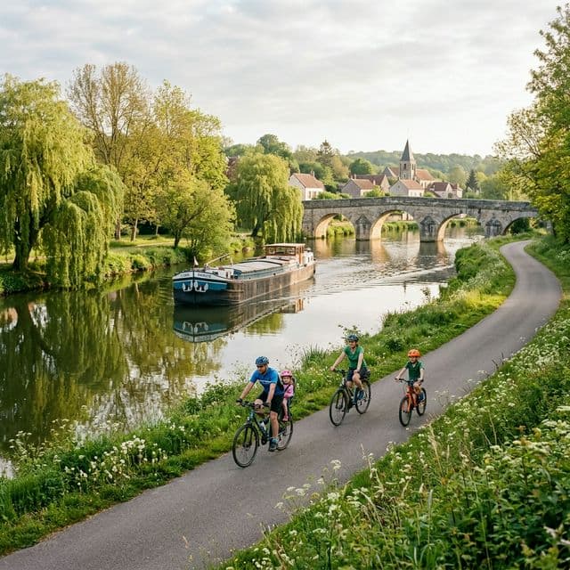 Les bords de l'Oise de Compiègne à Creil — Véloroute tranquille