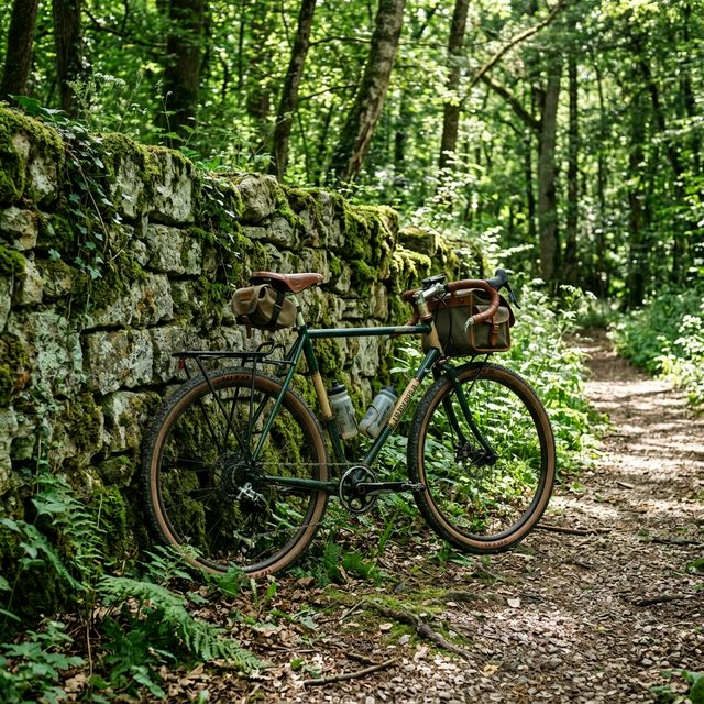 Vélo gravel dans la Forêt de Chantilly